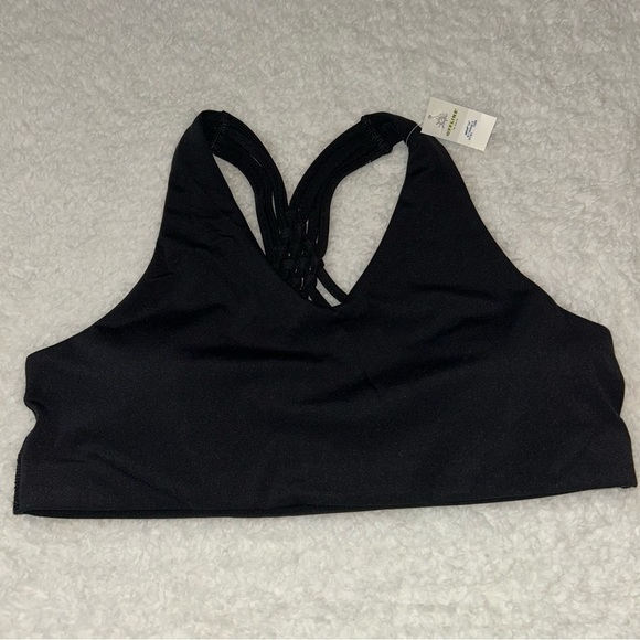Aerie Offline Real Me Stretch Medium Support Macrame Sports Bra Large NWT - Picture 1 of 5